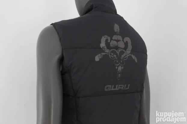 GURU perjani zenski prsluk crne boja S/36