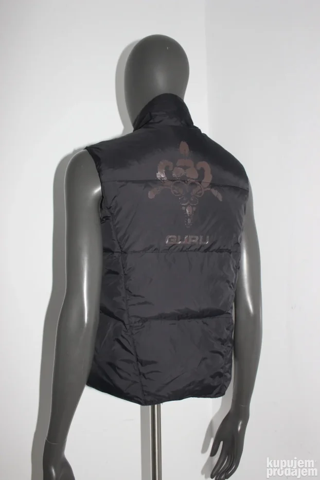 GURU perjani zenski prsluk crne boja S/36