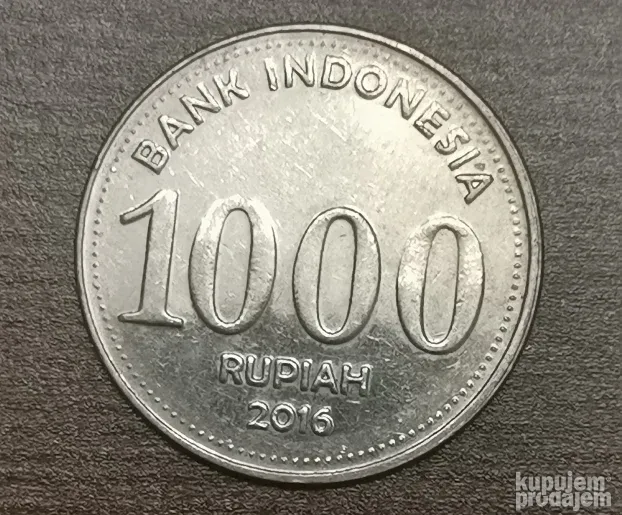 1000 Rupiah 2016 Indonezija