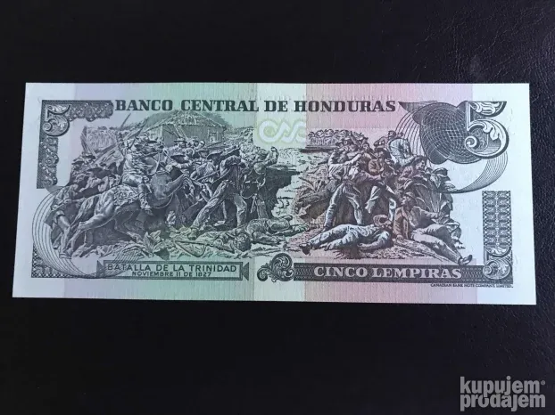 Honduras 5 lempiras.Unc.