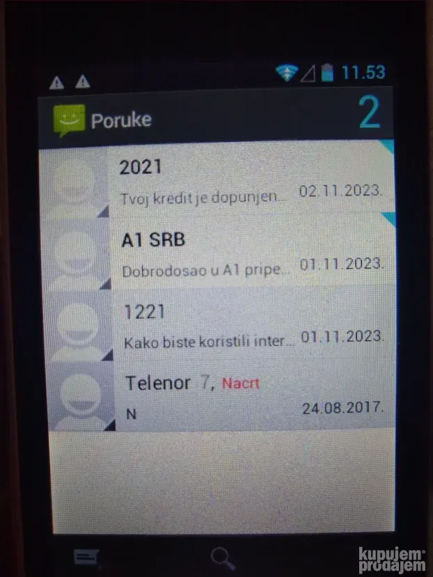 ALCATEL VF Smart Mini Vodafon 875 Očuvan Ispravan