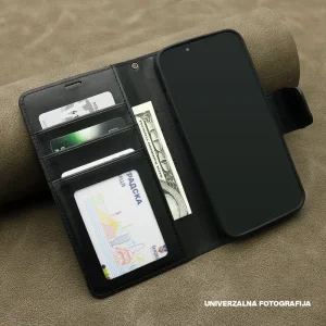 Futrola za Samsung A56 Hanman preklop crna