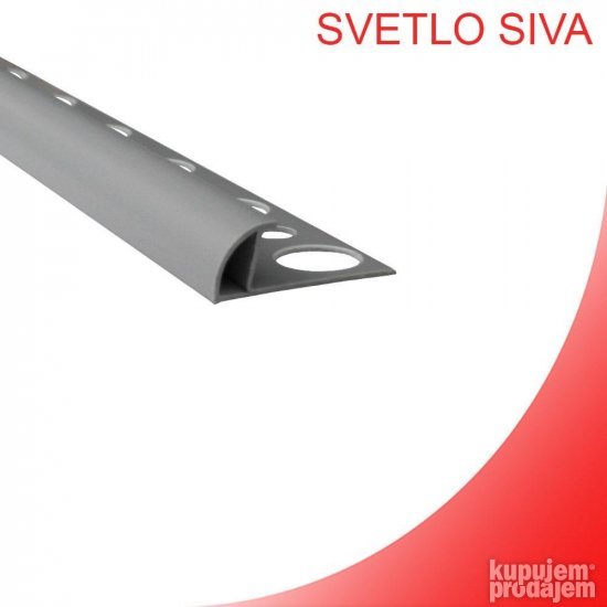 PVC Ugaona lajsna za keramiku PJE-08/10/12