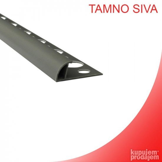 PVC Ugaona lajsna za keramiku PJE-08/10/12