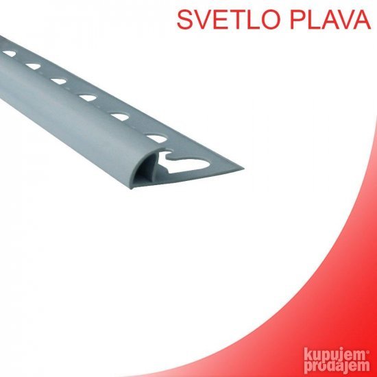 PVC Ugaona lajsna za keramiku PJE-08/10/12