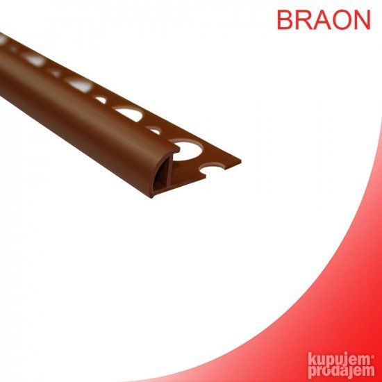 PVC Ugaona lajsna za keramiku PJE-08/10/12