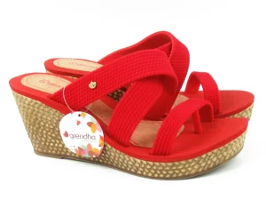 Grendha papuče japanke platforma NOVO K205/37