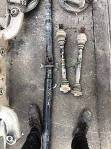 BMW E39 525tds poluosovine