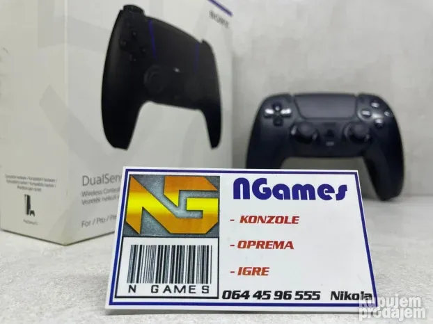 PS5 > Dzojstik / DualSense Wireless / BLACK / + Kutija