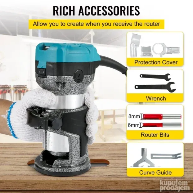 Glodalica za obradu drveta