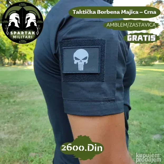 Taktička Majica - Crna - Od Green - Dark Multicam