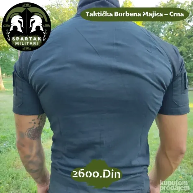 Taktička Majica - Crna - Od Green - Dark Multicam