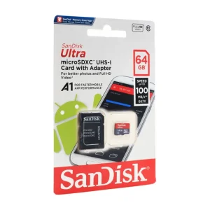 Micro SD SanDisk SDHC 64GB Ul.M.100MB/s Class 10 sa adap.CN