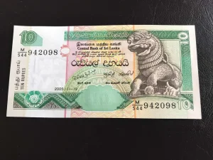 Šri Lanka 10 rupija.Unc.