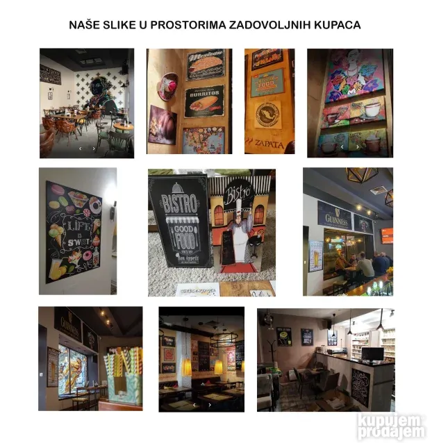 Burger Pica Slike za ugostiteljstvo,piceriju,fast food,lokal