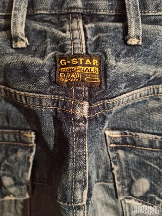 G Star Skiff  Denim 3D Tapered Fit W33/L34 Top HQ