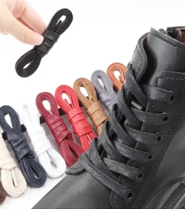 Pertle za cipele Martinke ravne Voskirane