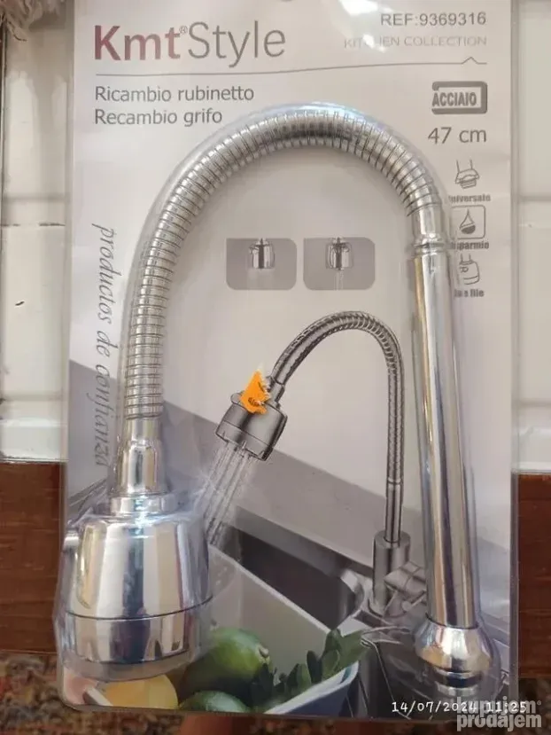 AERATOR sa gibljivom lulom 47 cm- 2 moda - univerzalni navoj