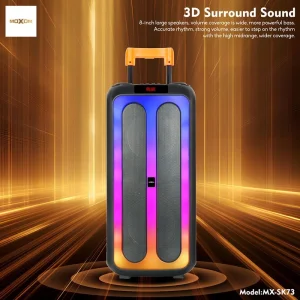 Zvucnik bluetooth Moxom MX-SK73 40W sa mikrofonom crni