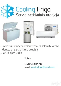 Popravka frizidera, zamrzivaca i klima uredjaja