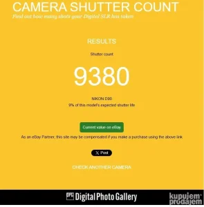 Nikon d90 telo 10.000 okid