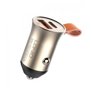 Auto punjac LDNIO C509Q USB + PD QC4.0 30W +Type C na iphone