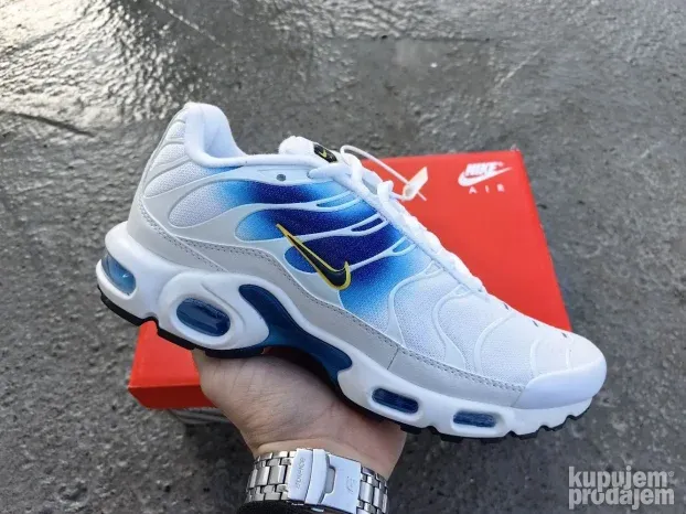Spray Paint Tns White Blue Air Max TN Plus Spray Paint Swoosh