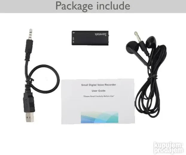 CLIP PRO 16GB Prisluskivac Snimac Razgovora Diktafon TOP
