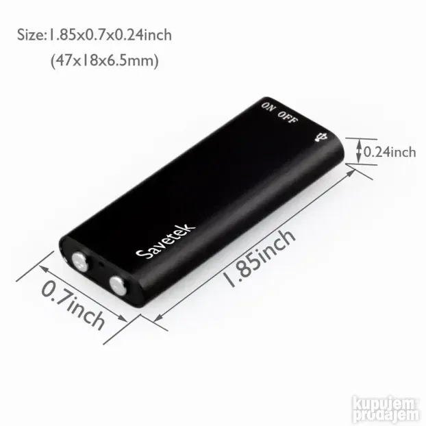 CLIP PRO 16GB Prisluskivac Snimac Razgovora Diktafon TOP