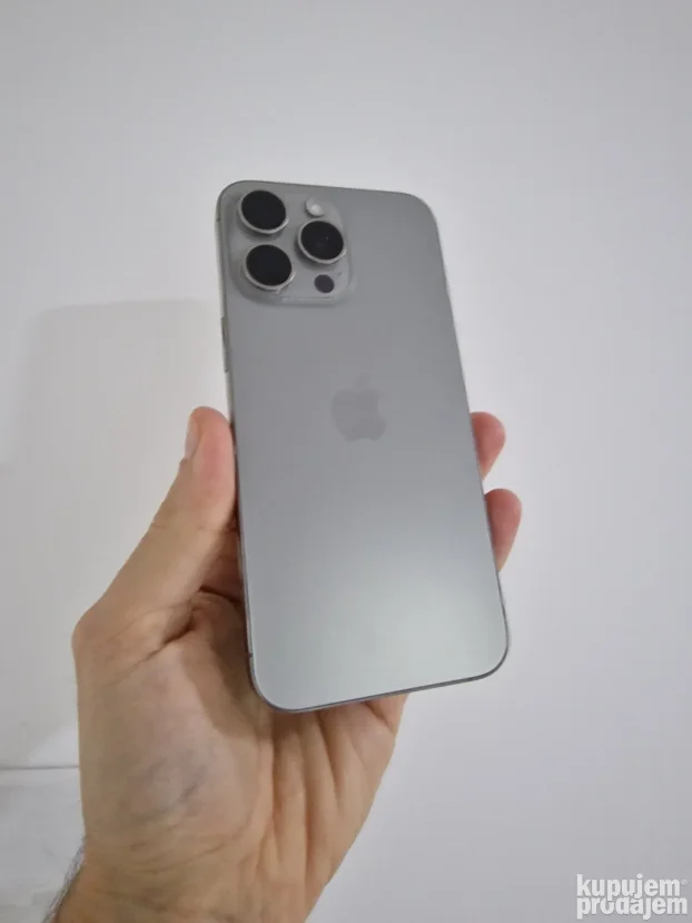 iPhone 15 Pro Max kuciste original Natural,Blue White 10/10