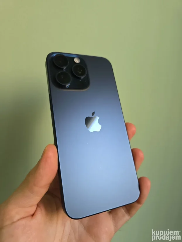iPhone 15 Pro Max kuciste original Natural,Blue White 10/10