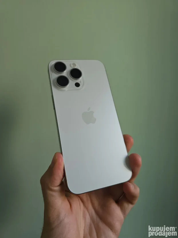 iPhone 15 Pro Max kuciste original Natural,Blue White 10/10