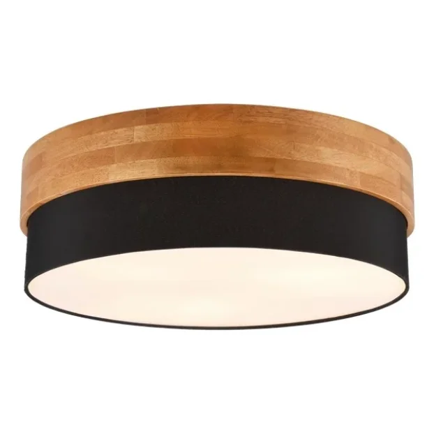 Plafonjere F7822 drvo crna / bela dve dimenzije