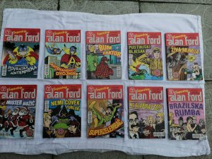 Alan Ford komplet od br 16 do 25 lot od 10 komada kartonci