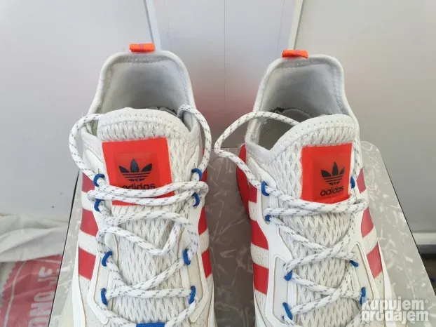 Adidas ZX 2K Boost White Solar Red Blue original patika