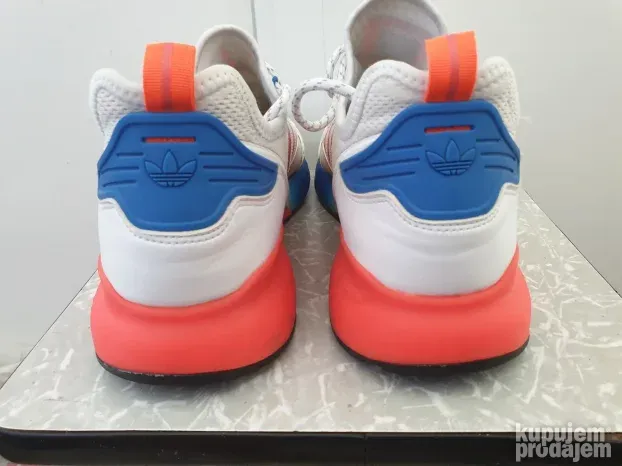 Adidas ZX 2K Boost White Solar Red Blue original patika
