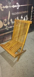 Garden King sklopiva drvena stolica / 100/% plemenito drvo