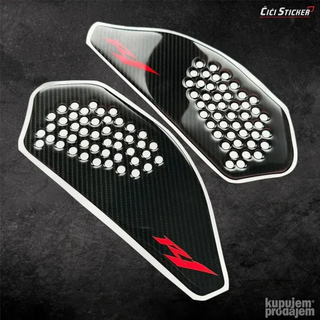 Nalepnice - Yamaha R1 Bočni Štitnici rezervoara - 2379