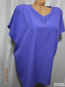 NOVA lagana ljubičasta bluza 2XL-3XL