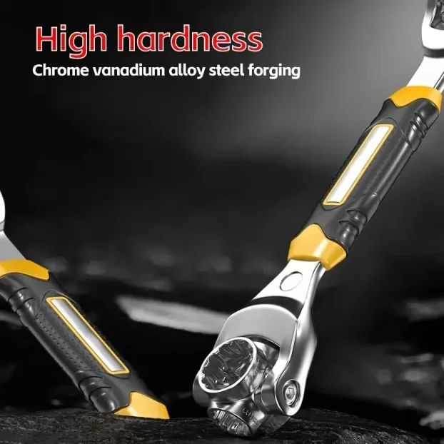 Nasadni ključ sa neklizajućom ručkom 52 u 1