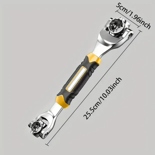 Nasadni ključ sa neklizajućom ručkom 52 u 1