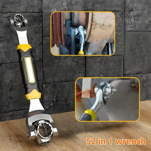 Nasadni ključ sa neklizajućom ručkom 52 u 1