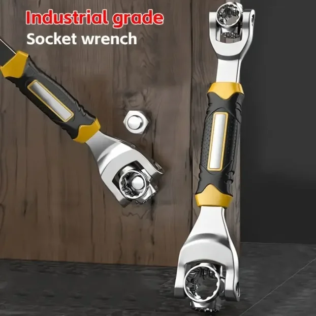 Nasadni ključ sa neklizajućom ručkom 52 u 1