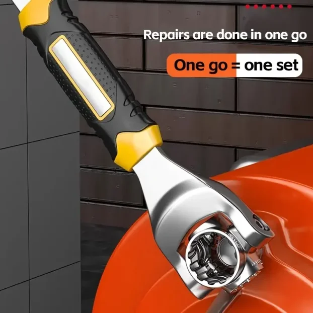 Nasadni ključ sa neklizajućom ručkom 52 u 1