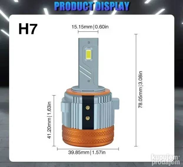 LED H7 CANBUS GOLF 6 7 passat tiguan touran 30.000 LUMENA