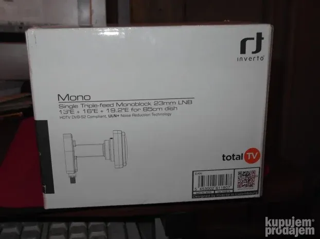 Novi Inverto (i Triax) lnb za tri satelita (Total tv)