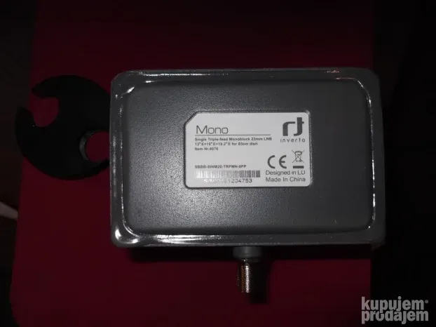 Novi Inverto (i Triax) lnb za tri satelita (Total tv)