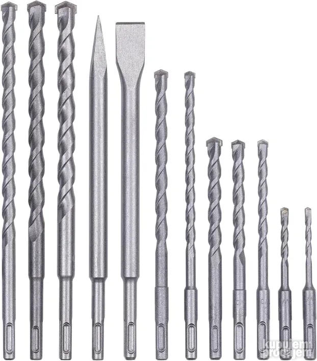 Einhell set burgija i dleta SDS-Plus 12/1