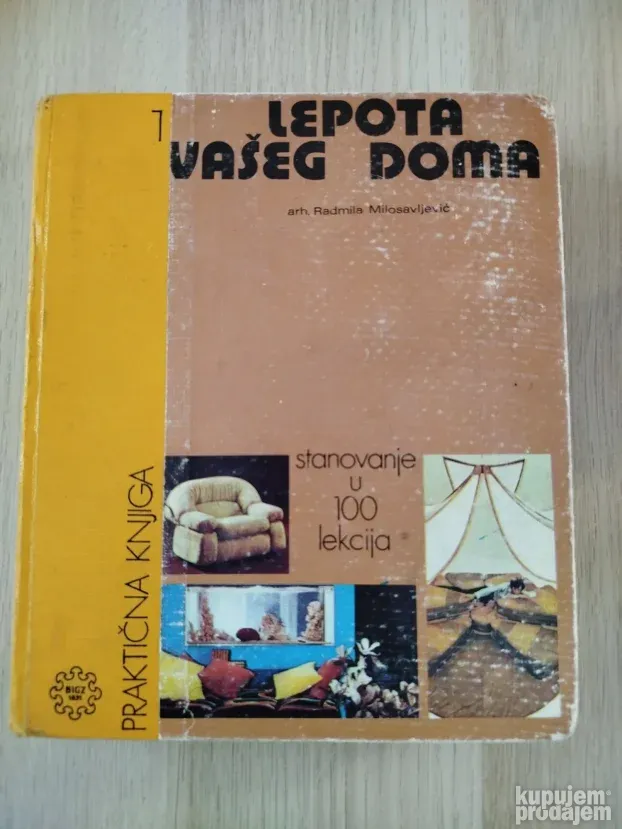 Retro knjiga Lepota vašeg doma iz 1975