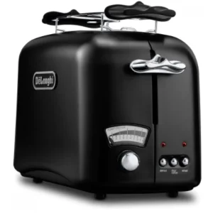 Delonghi Ct021.bk1 Argento Flora Toaster 800 W Black